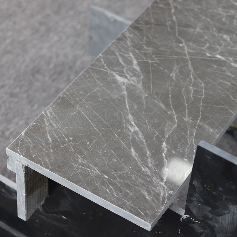 Grey Color Staircase Steps Floor Tiles Polished Marble Step Stairs Tiles