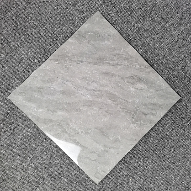 Gray Marble Polished Porcelain Tile High Glossy for Interior Living Room Kitchen