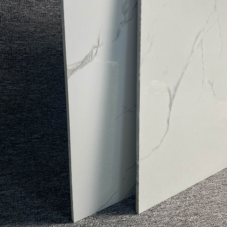 White Marble Glazed Tiles Ceramic Flooring Porcelain Tiles 600X600 For Floor And Wall
