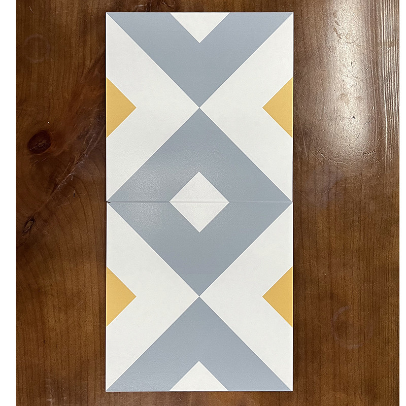 Porcelain Rustic Decorative Flower Tile For Kitchen Bedroom Washroom Floor And Wall