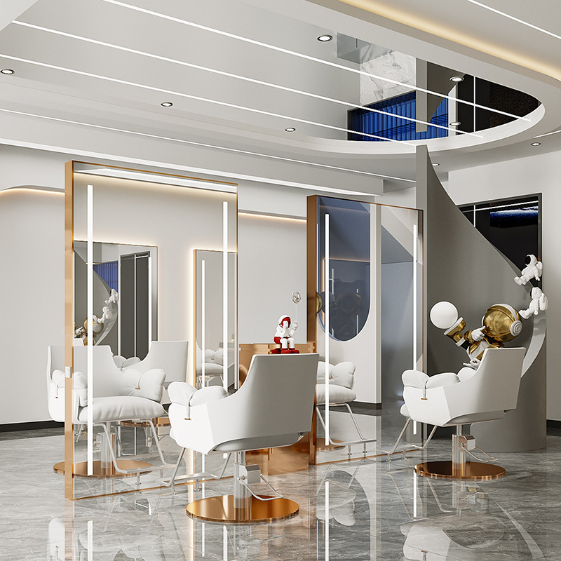 Large LED Backlit Hair Salon Full Length Mirrors Oversize Dressing Mirror