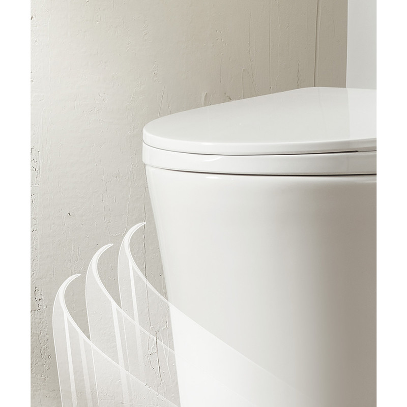 One Piece Bathroom Ceramic Toilet 4.2 / 6L Dual Siphon Flushing Floor Mounted