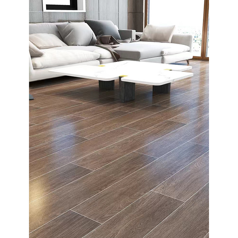 200x1200mm Glazed Matt Wood Grain Porcelain Tile Brown Grey Indoor Wooden Look Antique