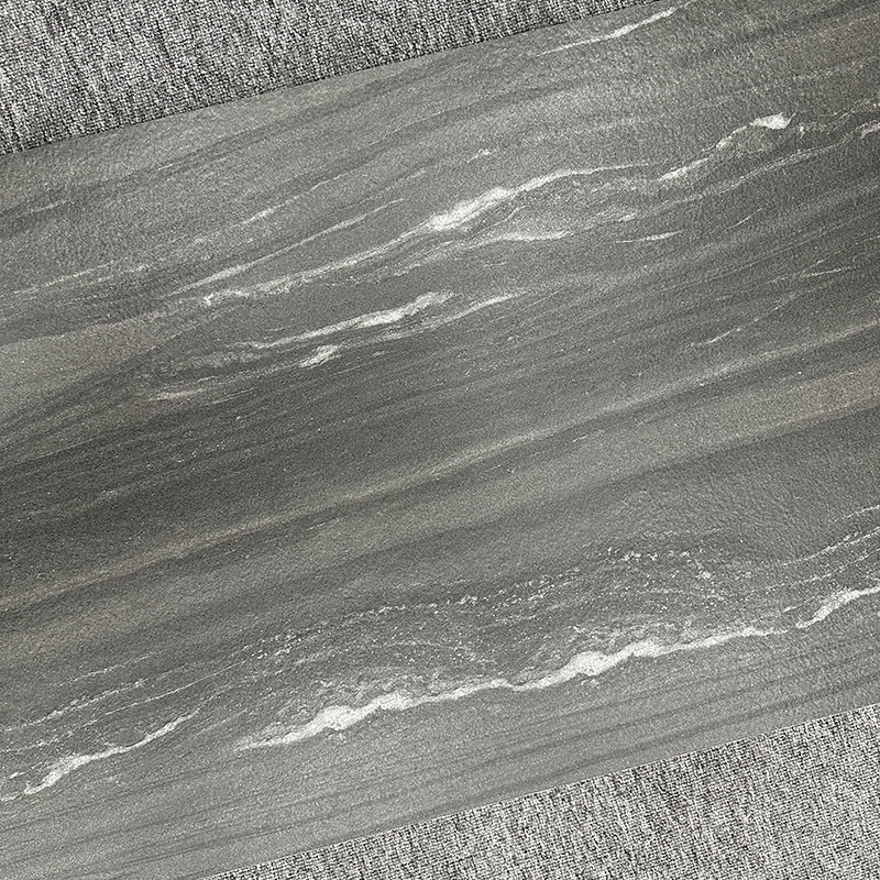 Grey Living Room Rustic Porcelain Floor Tile Non Slip Tile Matte Finished