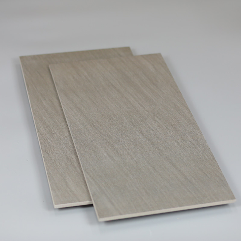 Foshan 300*600mm Porcelain Rustic Tiles Dark Gray Color Non Slip For Home Hotel