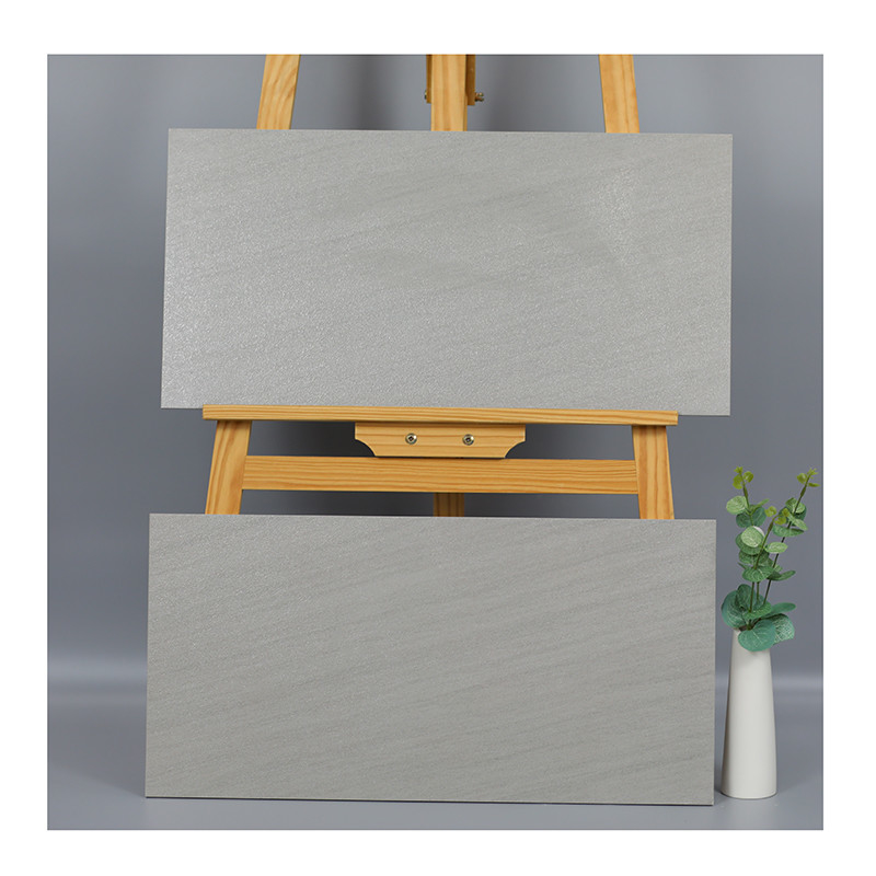 Foshan 300*600mm Porcelain Rustic Tiles Dark Gray Color Non Slip For Home Hotel