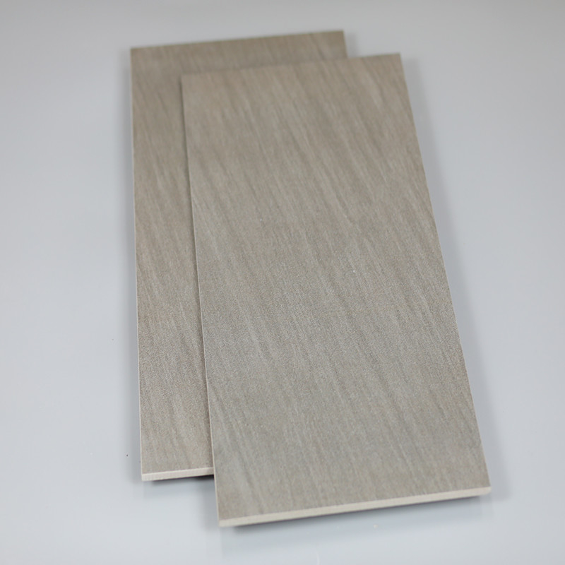Foshan 300*600mm Porcelain Rustic Tiles Dark Gray Color Non Slip For Home Hotel