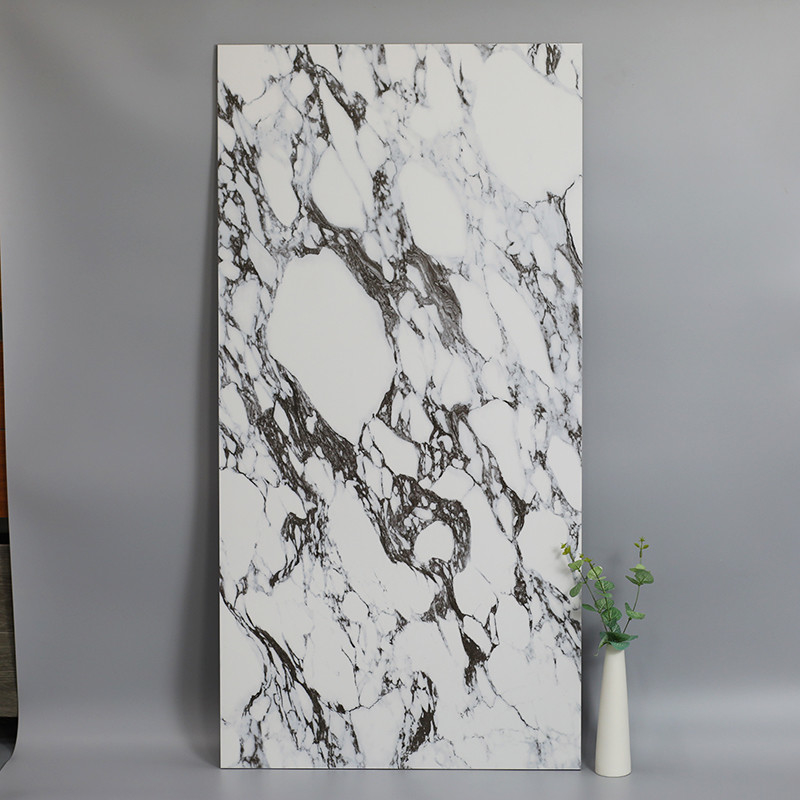 Non Slip Porcelain White Floor Tile Matte Glazed Marble Porcelain Floor Tile