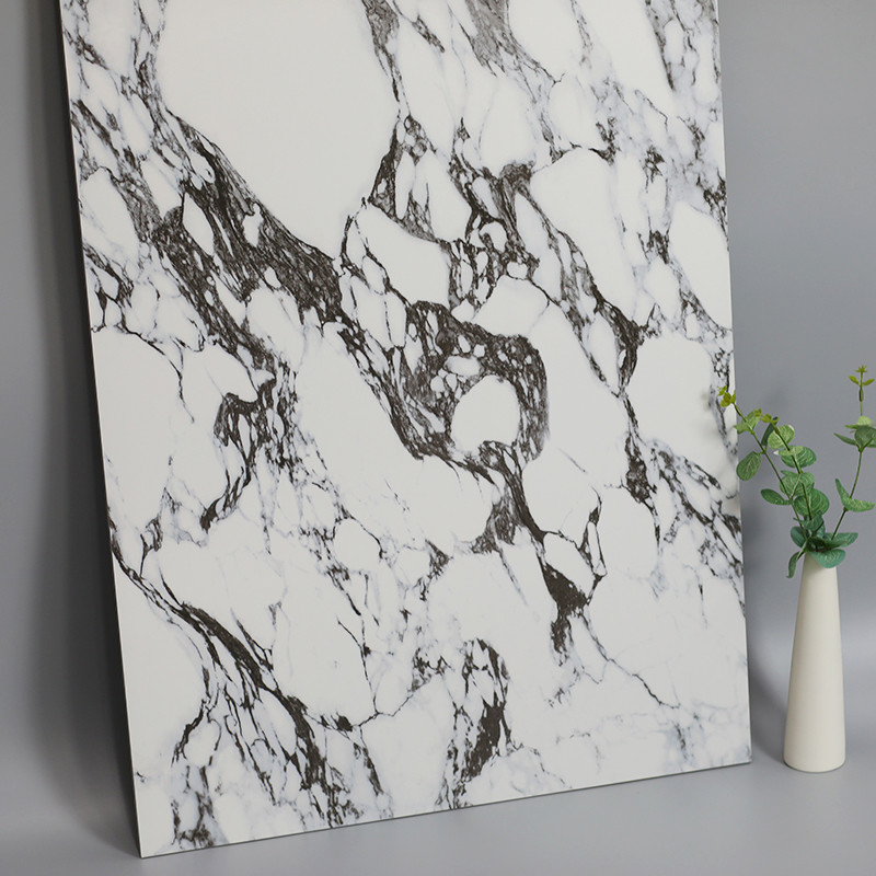 Non Slip Porcelain White Floor Tile Matte Glazed Marble Porcelain Floor Tile