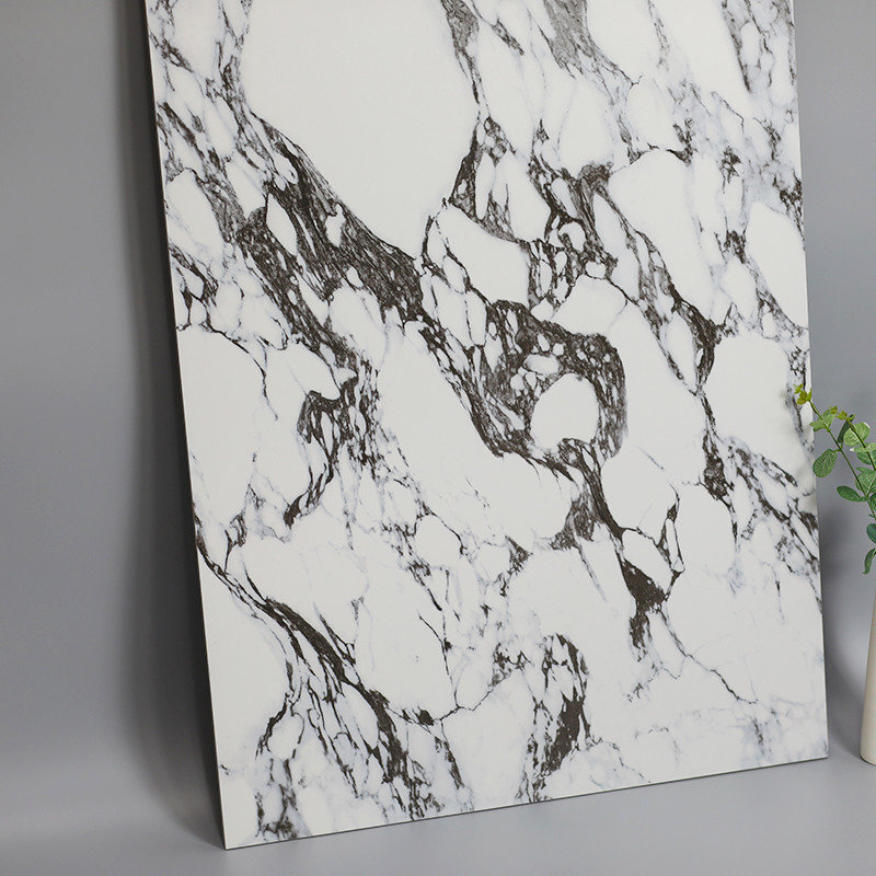 Non Slip Porcelain White Floor Tile Matte Glazed Marble Porcelain Floor Tile