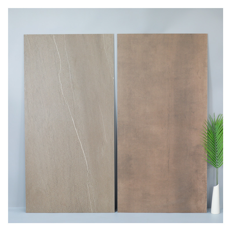Foshan New Style Brown Color Interior Floor Tiles , 600x1200 Rustic Wall Tiles