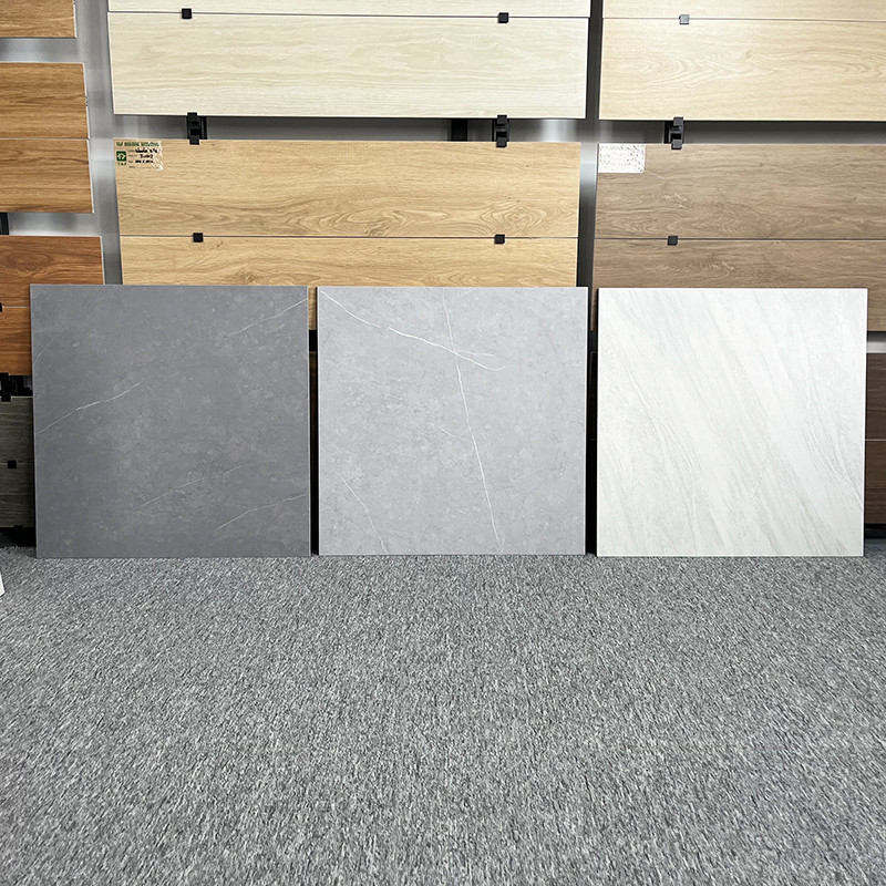 New Style Living Room Tile For Floor 60x60 , Non Slip Matte Porcelain Rustic Floor Tiles