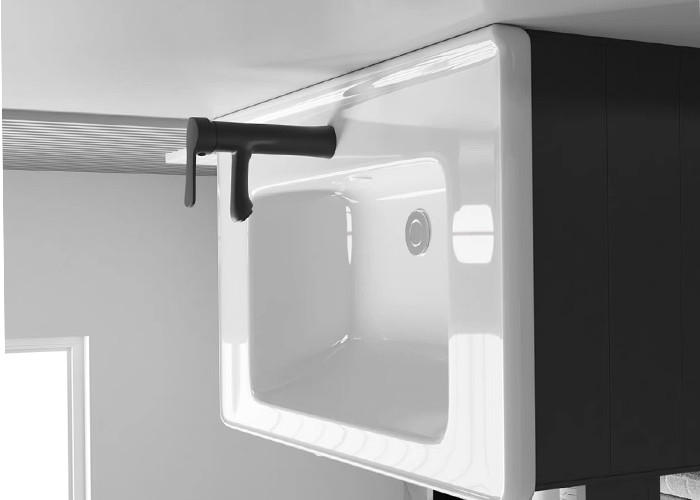 Luxury Floating Bathroom Vanity Supplier Mirror Cabinet Modern Matte White Wall Mounted Bathroom Vanity Set