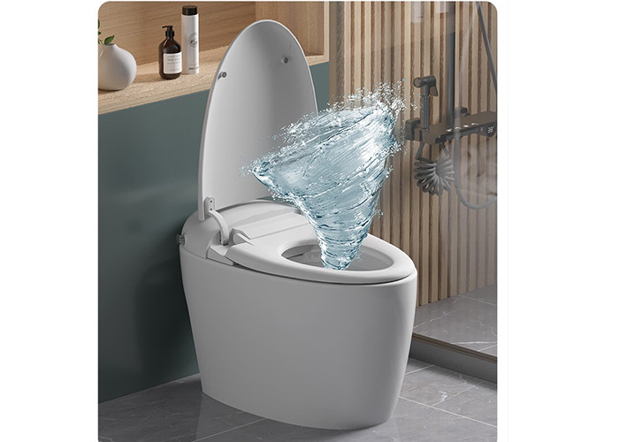 HOMIXE Bathroom Luxury Sensor Electric Automatic Flush Wc Bidet Ceramic Floor One Piece
