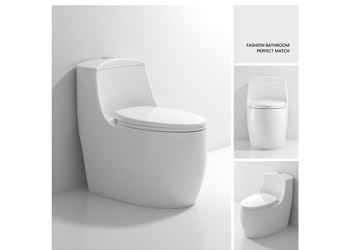 White Glazed One Piece Wc Dual Flush S Trap Ceramic Toilet Bowl Sanitary Ware