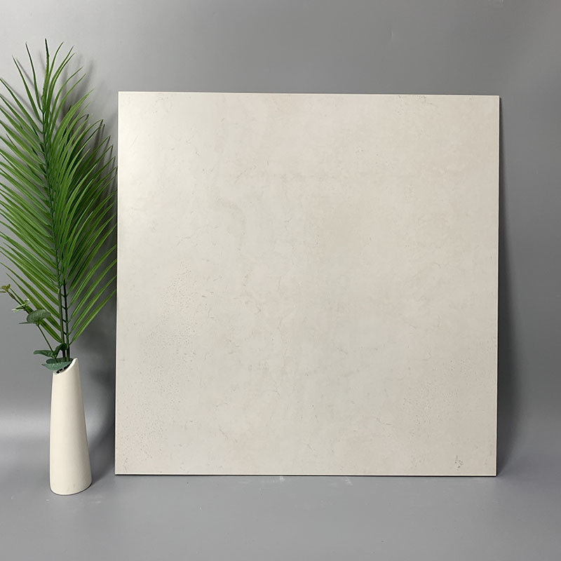 600x600mm Full Body White Color Polished Glazed Marble Flooring Wall Tiles Anti Slip