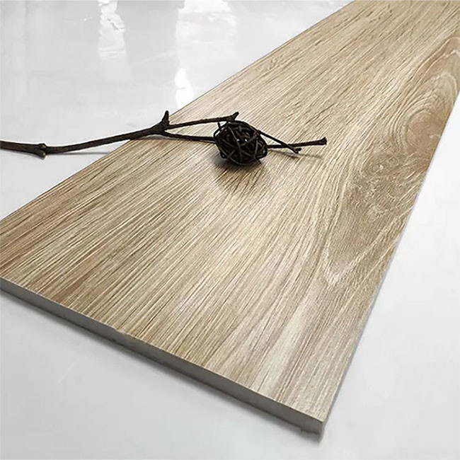 Anti Slip Rough Surface Oak Imitation Wooden Tiles 150*900mm For Living Room