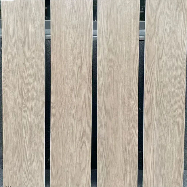 Anti Slip Rough Surface Oak Imitation Wooden Tiles 150*900mm For Living Room