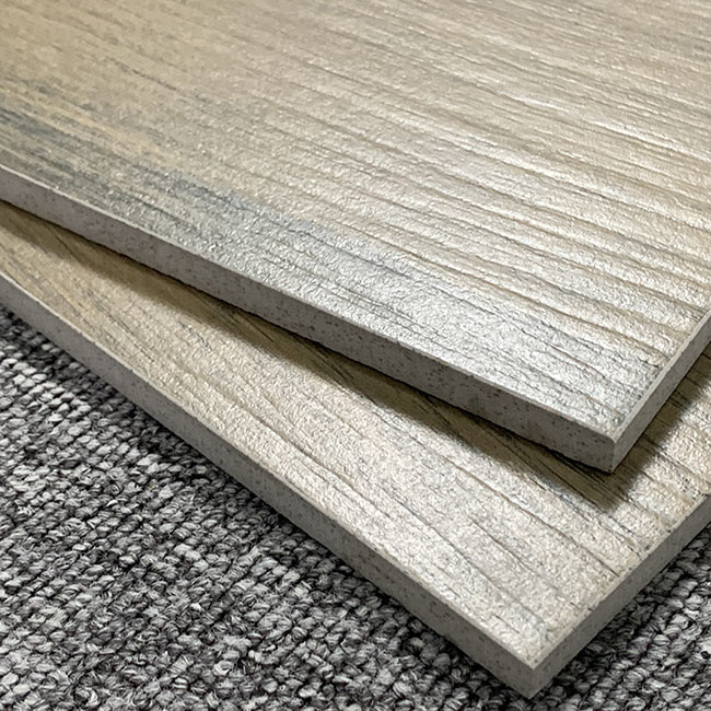 Rough Surface Full Body Porcelain Wood Effect Floor Tiles Anti Slip Wear Resistant