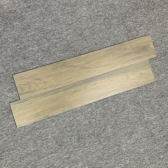 Rough Surface Full Body Porcelain Wood Effect Floor Tiles Anti Slip Wear Resistant