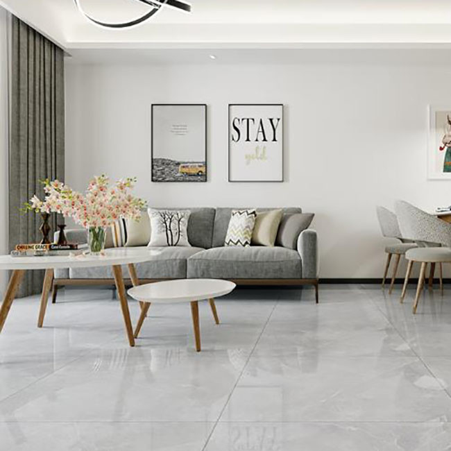 Foshan Porcelain Marble Floor Tiles 60*60 Acid Resistant Full Body Tiles