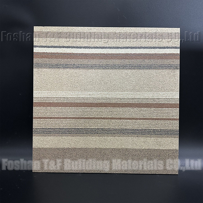 Hotel Apartment Carpet Floor Porcelain Tiles Ceramic Texture Anti - Slip Strip Pattern