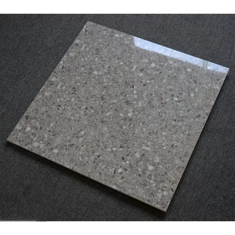 60x60cm High Gloss Polished Glazed Terrazzo Tiles For Living Room Kitchen Bathroom Wall Floor