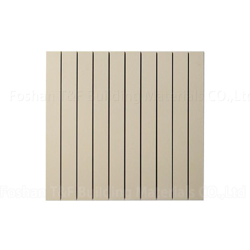 Mosaic Light Yellow Clothing Store Marble Stone Tile Long Strip Commercial Background Wall Tiles