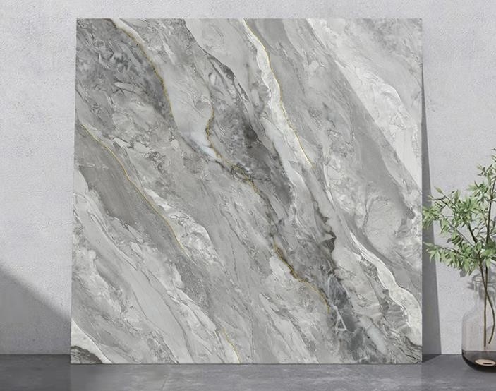 Luxury Full Body Marble High Glossy Porcelain Glazed Tiles For Living Room