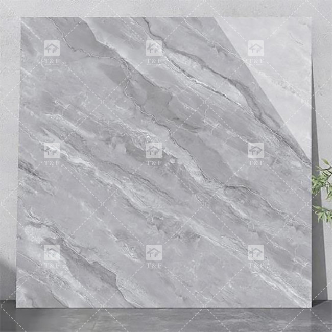 Luxury Full Body Marble High Glossy Porcelain Glazed Tiles For Living Room