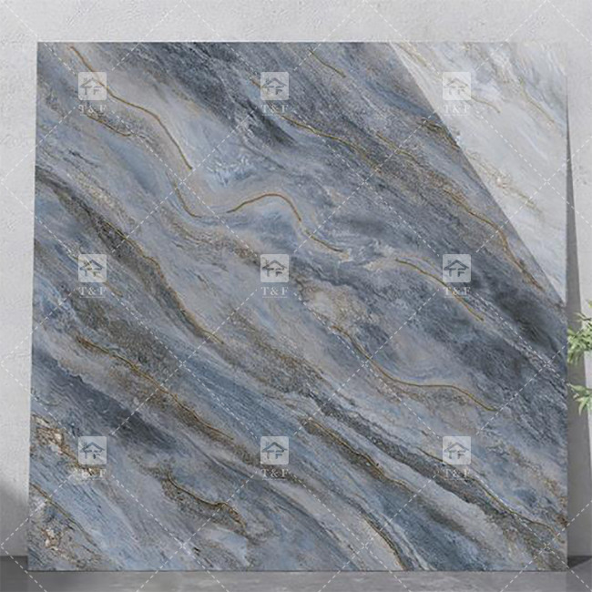Luxury Full Body Marble High Glossy Porcelain Glazed Tiles For Living Room