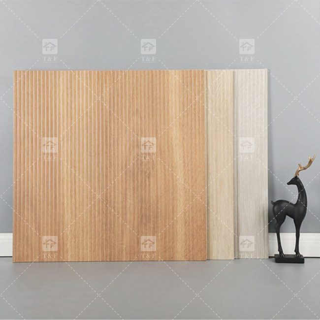 Grille Pull Trough Imitation Wood Grain Ceramic Tiles Balcony Floor Luxury Texture Background Wall