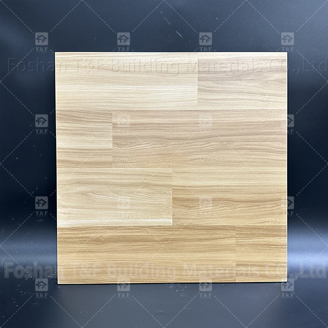 600x600mm Full Body Rustic Floor Tiles Wooden Texture Surface Non Slip Porcelain Tiles