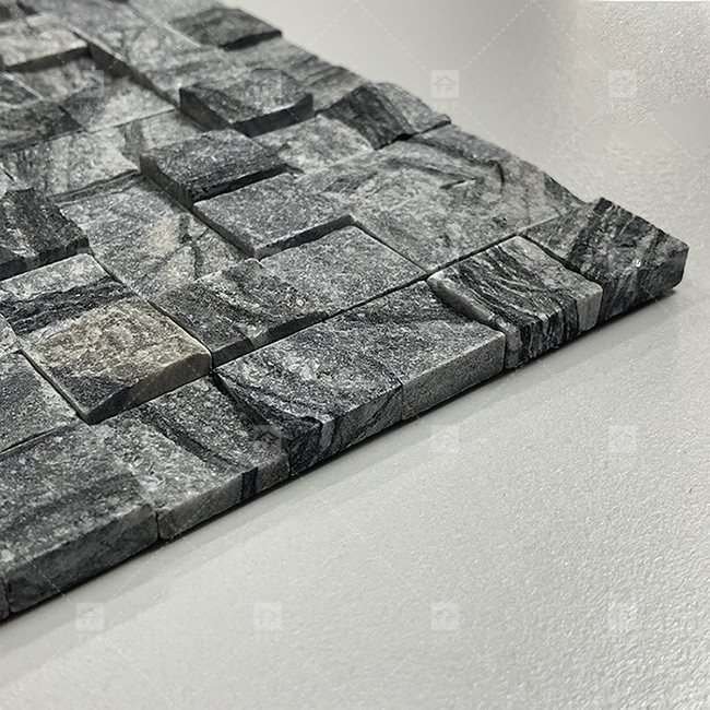 Marble Stone Look Mosaic Tiles Matte Surface Decorate Bathroom Kitchen Backsplash