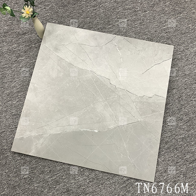 White Color Marble Look Porcelain Rustic Tile For Bedroom Or Kitchen