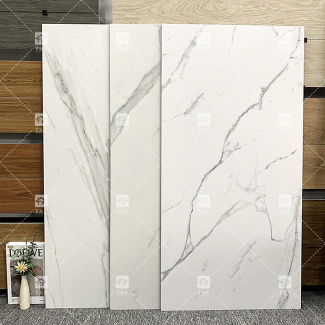 Marble Look White Carrelage Porcelanto Polished Rusitc Porcelain Ceramic Floor Tiles