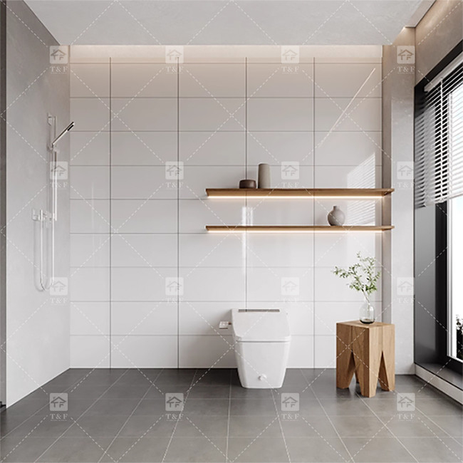 House Decorative Super White Porcelain Tile 300x600 Kitchen Wall Tiles Polished Surface Ceramic Tiles