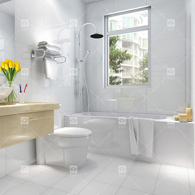 House Decorative Super White Porcelain Tile 300x600 Kitchen Wall Tiles Polished Surface Ceramic Tiles