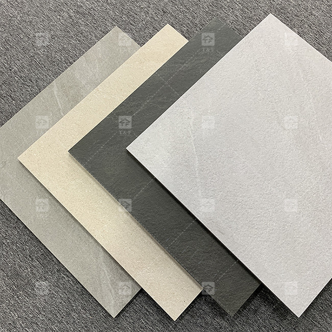 60x60 Decorative Garden Non Slip Concrete Tiles Exterior Rustic Wall Outdoor Stone Matt Porcelain Floor Tile For Driveway