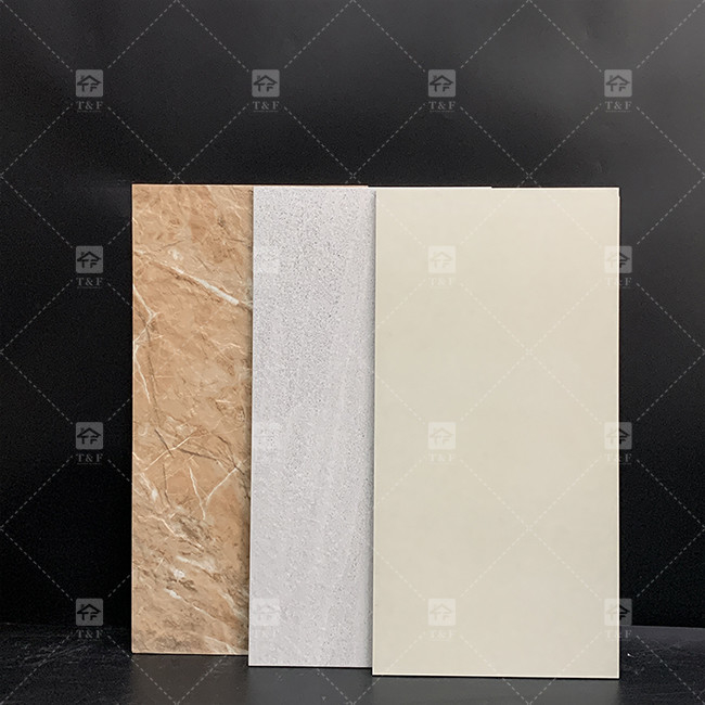 300x600mm Matte 3D Ceramic Tiles Exterior Wall Decoration Porcelain Tiles  For Wall