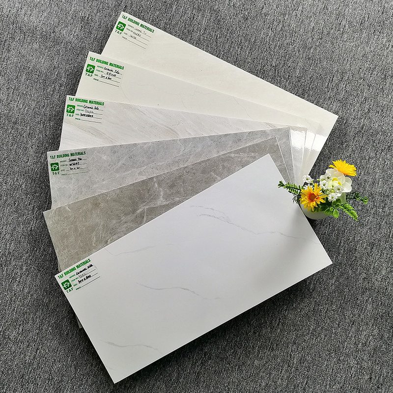 300x600MM Glazed Ceramic Tiles Grays colors Interior Bathroom