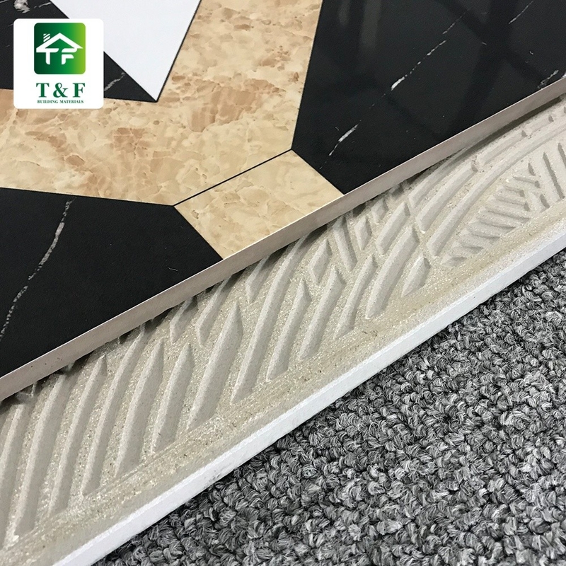 Mix color Glazed Ceramic Tile Flooring Glossy finish 10mm Thickness