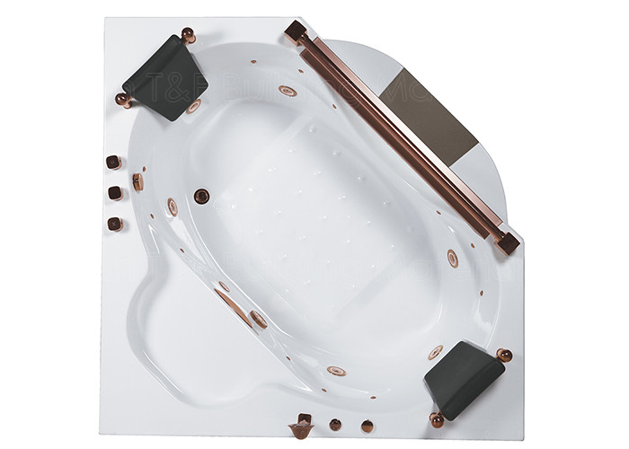 Portable Whirlpool Massage Bathtub 2 people Corner Installation